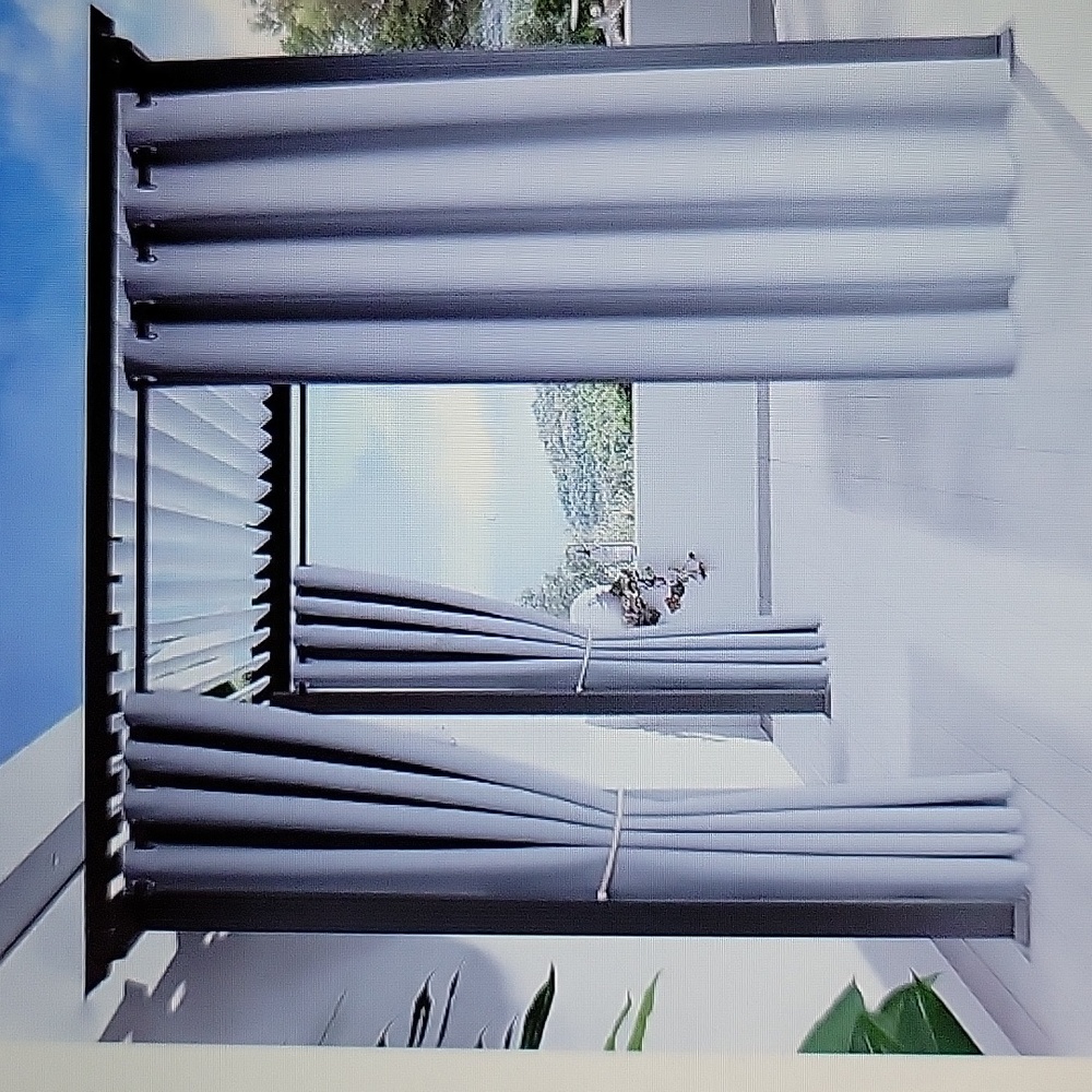 RYB Home light gray outdoor insulated thermal blackout curtains privacy W52xL95"